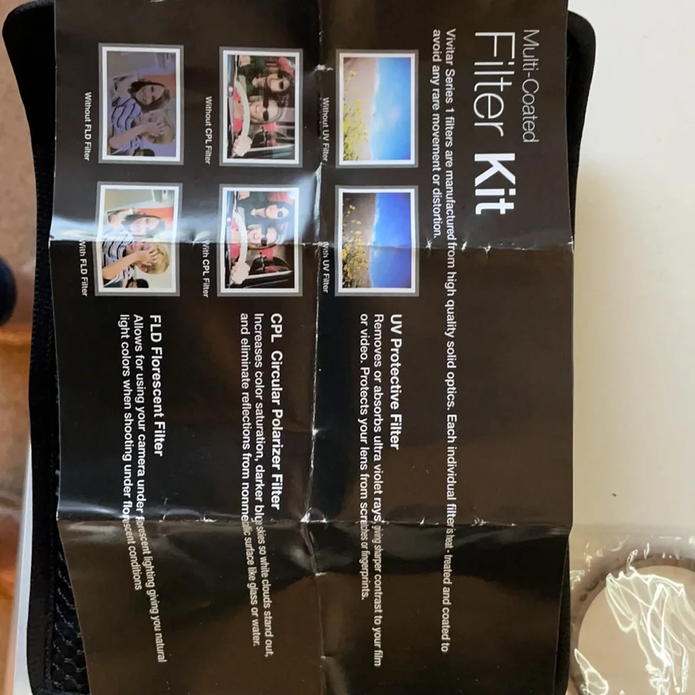 Vivitar filter kit